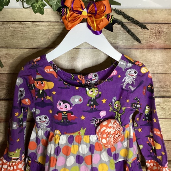Jelly The Pug Halloween Dress Monster Bash Collection Toddler Girl 3T - Picture 2 of 6